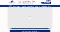 Desktop Screenshot of jackbeckinghaminsurance.com